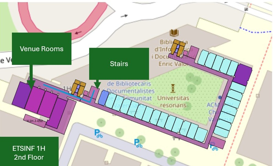 map of the 2nd floor